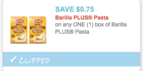 Target: 3 Boxes of Barilla Plus Pasta ONLY 8¢