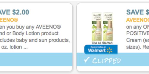 New $2/1 Aveeno Hand or Body Lotion Coupon + More