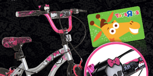 Monster High Sweepstakes: TWO Win Girls’ Monster High Bike AND $100 ToysRUs Gift Card
