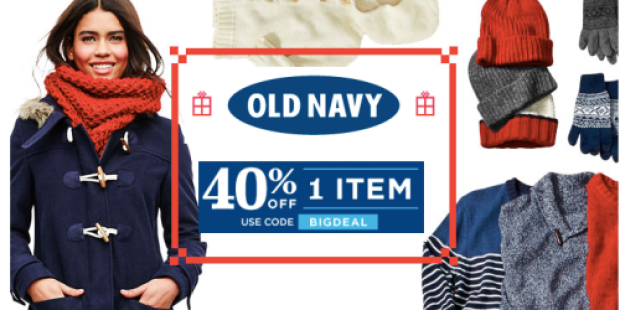 Old Navy: 40% Off 1 Item Online Only (+ $10 Skirts, $5 Tights & $5 Leggings In Store) – Today Only