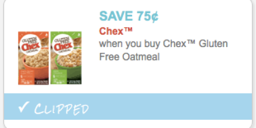 Rare $0.75/1 Chex Gluten-Free Oatmeal Coupon