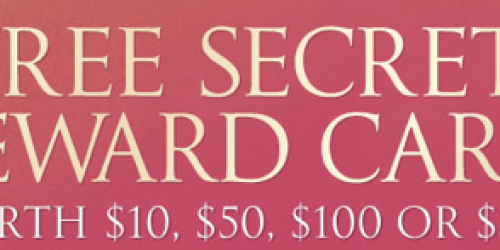 *HOT* Victoria’s Secret: Request FREE Secret Reward Card Code (NO Purchase Needed)