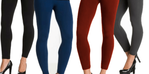 Ladies Fleece Lined Leggings Only $3.88 Shipped