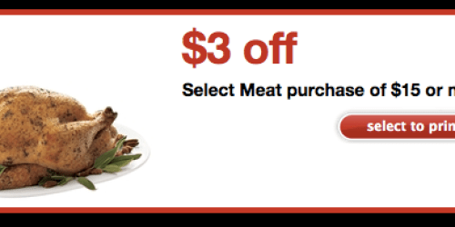 Target: New $3 Off $15 Meat Purchase Coupon = Save on Your Holiday Ham or Turkey Purchase