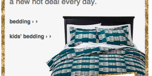 Target.com: 40% Off Bedding (Today Only) = Down Alternative Comforter as low as $11.99 Shipped + More