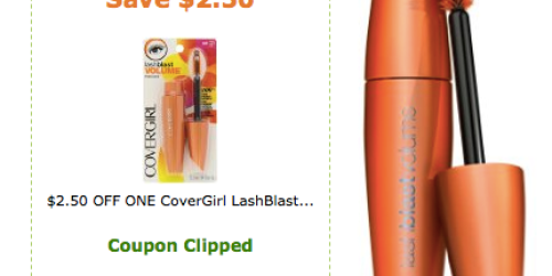 Amazon: CoverGirl LashBlast Mascara ONLY 49¢ (With $25 Order)