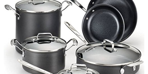 Amazon: Emeril by All-Clad Hard Anodized 10-Piece Cookware Set Only $99.99 (Reg. $199.99!)