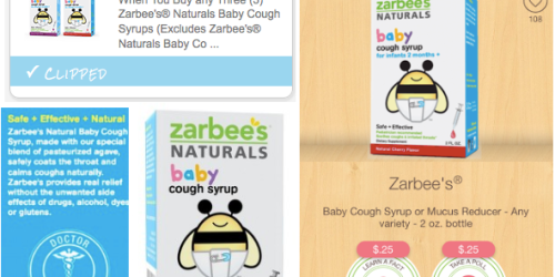 High Value $10 Off w/ Purchase of 3 Zarbee’s Naturals Baby Cough Syrup Coupon = Nice Deal at Target