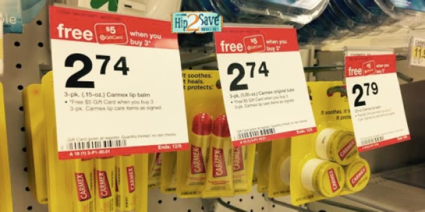 Target: Carmex Lip Balm ONLY 26¢ Each