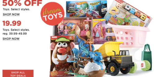 Kohl’s.com: 50% Off Select Toys = *HOT* Deals on Fisher Price, Barbie, Playskool, Nerf & More