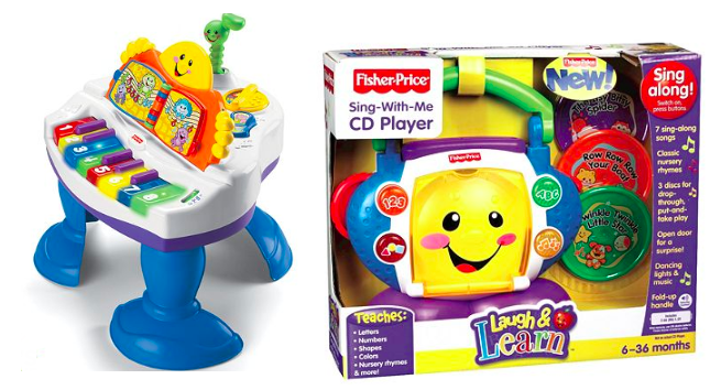 fisher price laugh and learn cd player