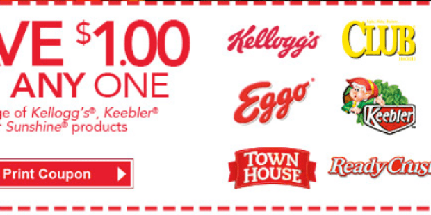 Kellogg’s Family Rewards Members: Possible $1/1 Kellogg’s, Keebler or Sunshine Product Coupon + More