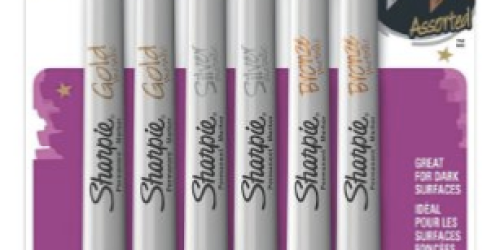 Office Depot: Sharpie Metallic Markers 6 Pack Only $3 + FREE Store Pick-Up