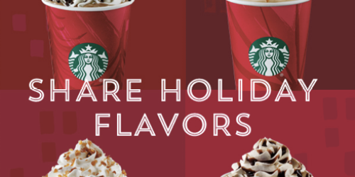Starbucks Rewards Members: Possible Buy 3 Holiday Drinks and Get 1 Free Offer (Check Your Email)