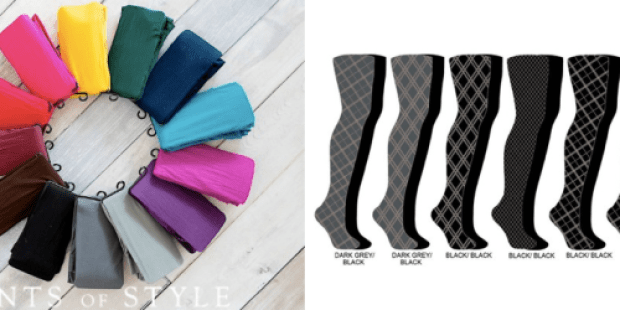 Cents of Style: Tights as Low as $2.79 Each Shipped (Today Only!) + Awesome Scarf & Bracelet Deal