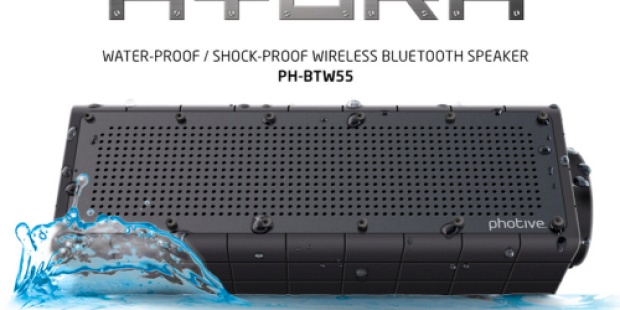 Amazon: Highly Rated Hydra Water Resistant Wireless Bluetooth Speaker Only $39.95 (Reg. $139!)