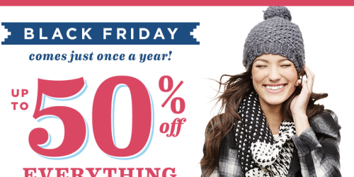 Old Navy Black Friday Deals LIVE Online: Save Up To 50% Off EVERYTHING + Extra 15% Off