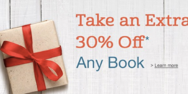 Amazon: 30% Off Any One Book