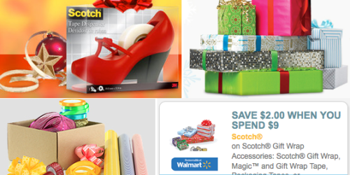 Rare $2 Off $9 Scotch Gift Wrap Accessories, Wrap, & Tape Coupon (+ Upcoming Walgreens Deals)