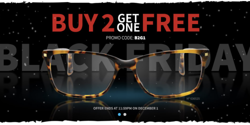 ZenniOptical.com: Buy 2 Get 1 FREE Sale = THREE Pairs of Prescription Glasses As Low As $13.90