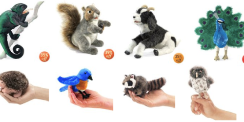 Amazon: Buy 1 Highly Rated Folkmanis Puppet, Get 1 Mini Puppet for FREE (Score 2 for Under $10!)