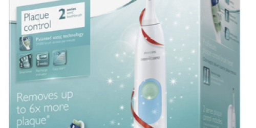 Amazon: Philips Sonicare 2 Series Plaque Control Rechargeable Toothbrush $34.99 (Reg. $69.99!)