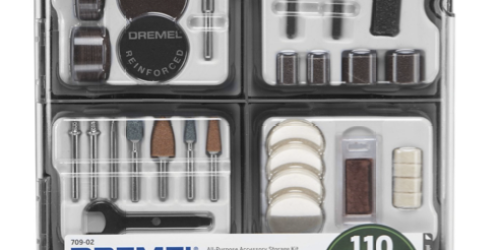 Amazon: Dremel 110-Piece All-Purpose Rotary Accessory Kit Only $9.88 (Reg. $30!) – #1 Best-Seller
