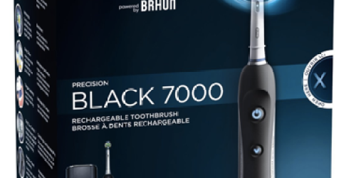 Amazon: Oral-B Precision Black 7000 Rechargeable Electric Toothbrush $89.99 Shipped (Reg. $219!)
