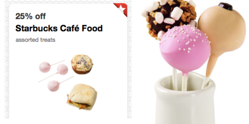 Target Cartwheel: 25% Off Starbucks Cafe Food