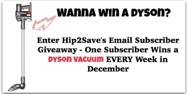 This Week’s Email Subscriber Giveaway Winner (+ Enter to Win Dyson – One Winner Every Week in Dec.)