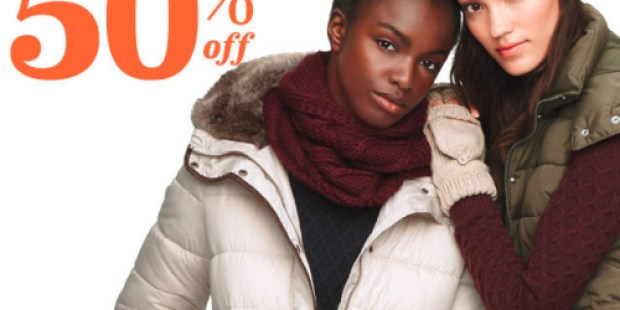 Old Navy: 50% Off ALL Outerwear for the Whole Family Until 1PM (In-store & Online) + More