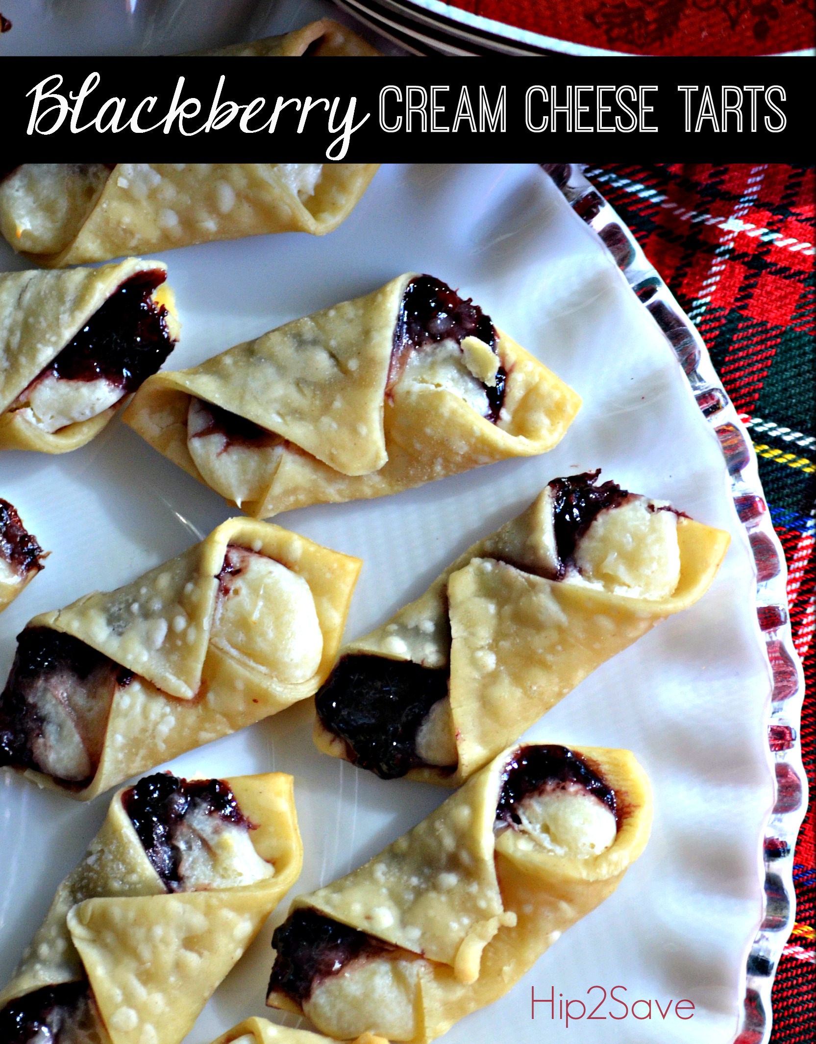 Easy Blackberry Cream Cheese Tarts - Hip2Save