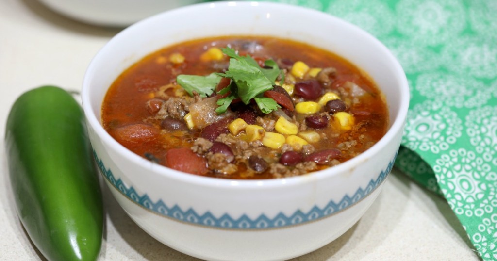 Ranch Taco Soup in the Crockpot (Easy Slow Cooker Meal) Hip2Save