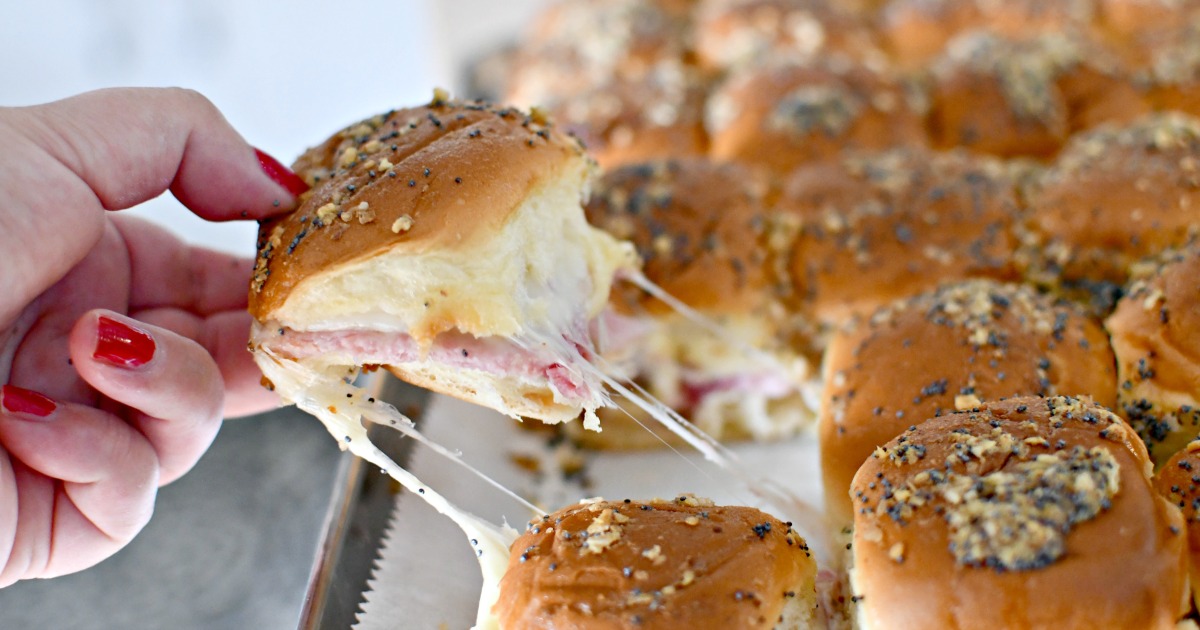 ham and cheese party sliders