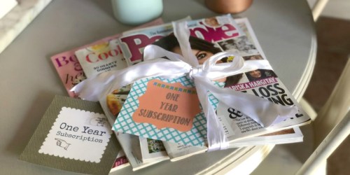 Free Printable Magazine Gift Subscription Cards/Tags