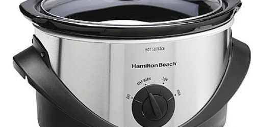 Sears.com: Hamilton Beach 4-Quart Slow Cooker Only $9.99 w/ Free Store Pick-Up  (Regularly $32.99)