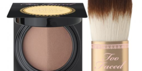 TooFaced.com: Lip Gloss, Bronzer & Brush + 2 Deluxe Samples Only $8 + Free Shipping