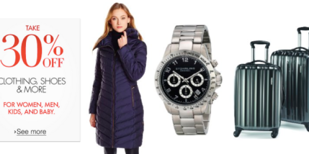 Amazon: RARE 30% Off Clothing, Shoes, Accessories & More with Code CYBERMON14 (Today Only!)