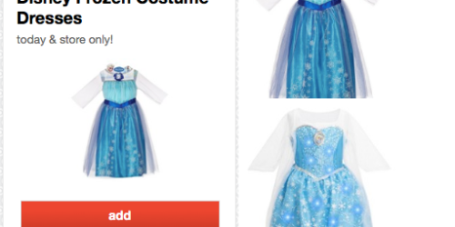 Target Cartwheel: 50% Off Disney Frozen Costume Dresses Today Only = As Low As $8.40