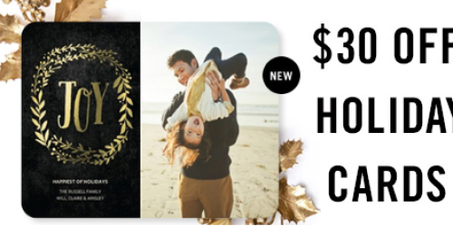 Tiny Prints: Possible $30 Off Holiday Cards Offer – Just Pay Shipping (Check Your Inbox) + More