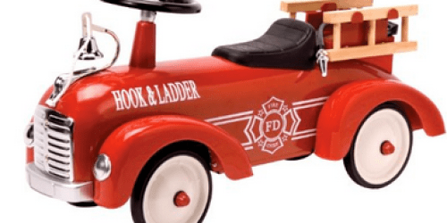 Amazon: Metal Fire Truck Ride-On Toy Only $69.99 Shipped