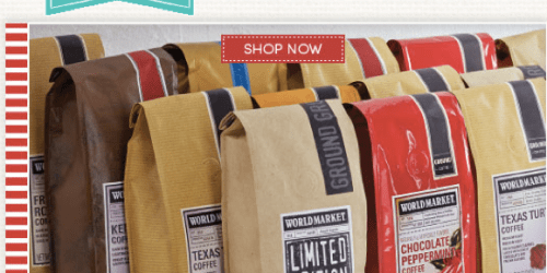 Cost Plus World Market: Buy 1 Get 1 FREE Coffee Today Only + Double Coffee Credit for Members