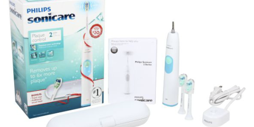 Philips Sonicare 2 Series Plaque Control Rechargeable Toothbrush with BONUS Only $28.99 Shipped