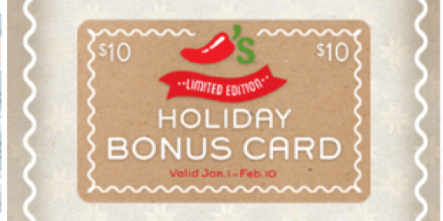 Chili’s: Buy $50 in Gift Cards = FREE $10 eBonus Card