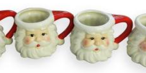 HomeDepot.com: Set of 4 Vintage-Inspired Decorative Christmas Santa Coffee Mugs Only $5.88 Shipped