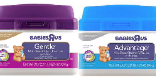 BabiesRUs & ToysRUs: Store Brand Formula 22-25.7oz Containers Only $9.99 (Reg. $17.99 – In Store Only)