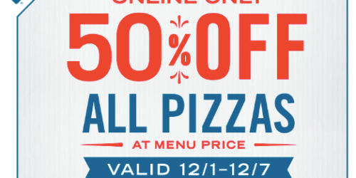 50% Off Domino’s Pizza at Menu Price (+ 50,000 Win $2-$100 Domino’s Pizza eGift Cards – Sign up Now)
