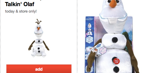 Target Cartwheel: 50% Off Frozen Pull Apart & Talkin’ Olaf Today Only = Only $9.99