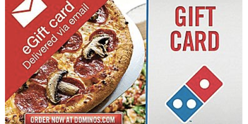 Staples.com: $50 Domino’s Gift Card Only $40 (Today Only!)