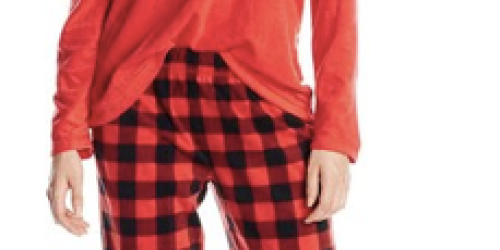 Amazon: Highly Rated Dearfoams Women’s Microfleece Pajama Set Only $9